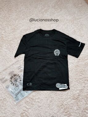 Chrome Hearts Black Short Sleeve Graphic Pocket Tee